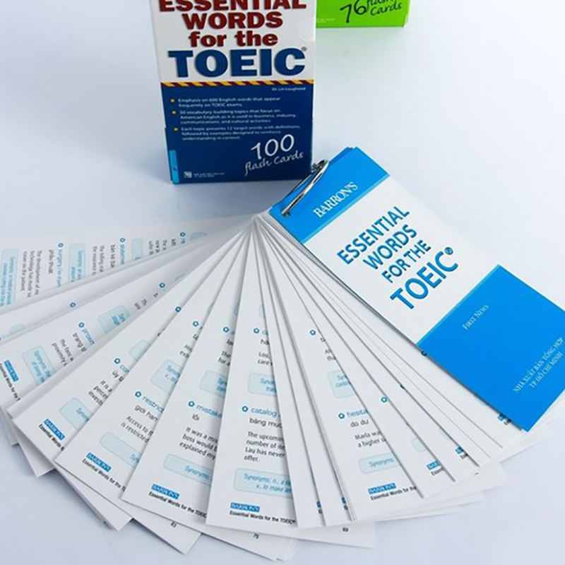 Hộp Flash Cards - 600 Essential Words For The TOEIC